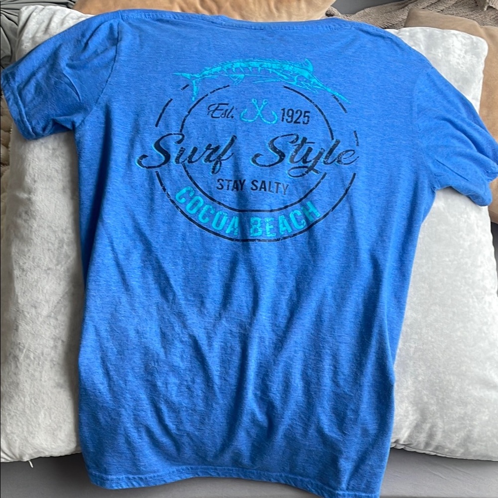 Surf Style Blue T-Shirt